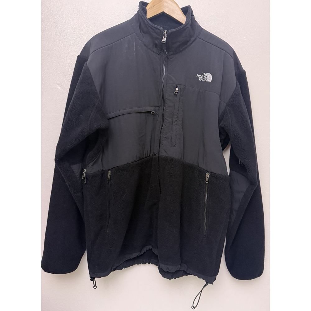 The‎ North Face Black Denali Full Zip Heavy Polartec Fleece Jacket Pit Zips XL
